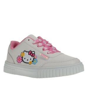 Hello Kitty by Sanrio Big Girls Casual Court Sneakers, size 2